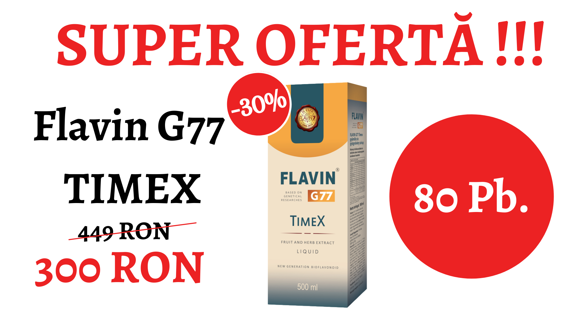 Flavin G77 TimeX 500 ml